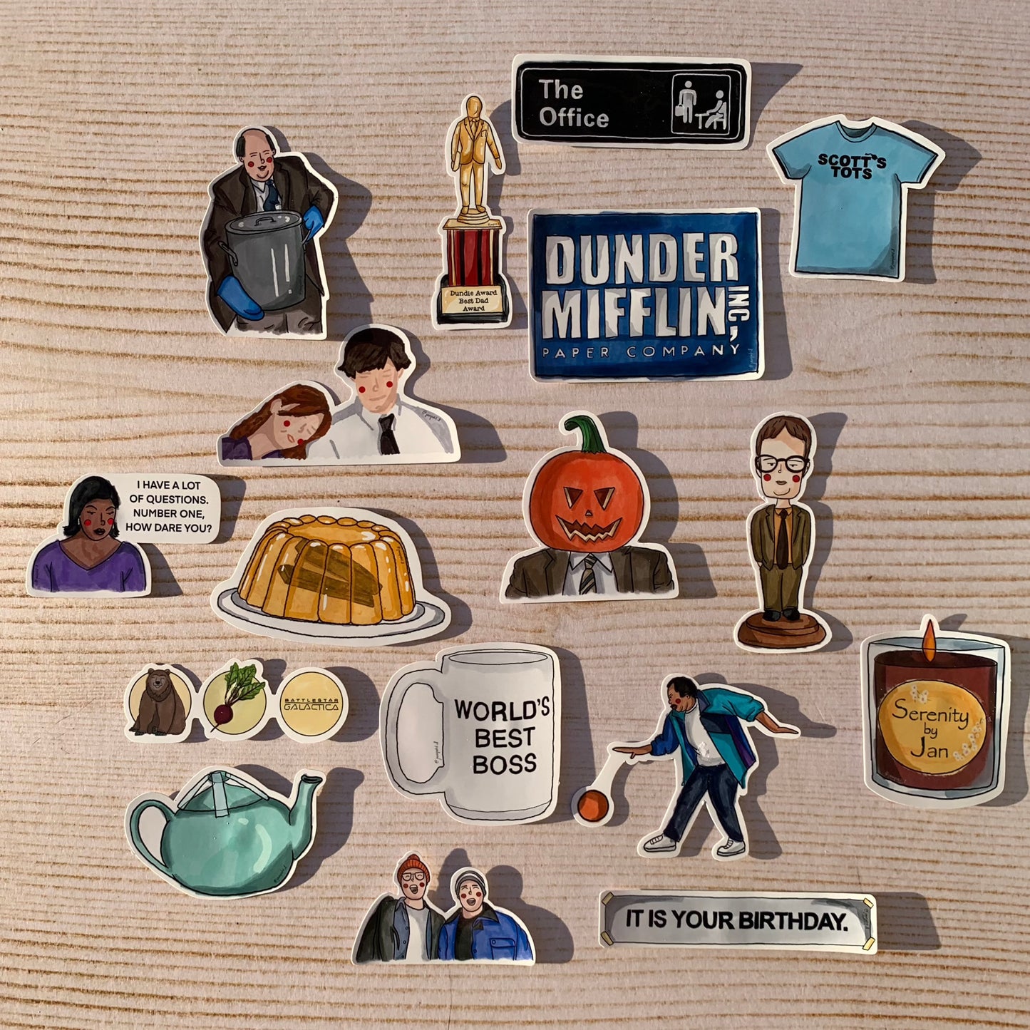 STICKERS THE OFFICE