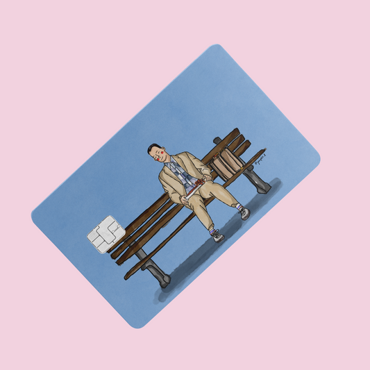 Adhesivos tarjetas - Forrest Gump