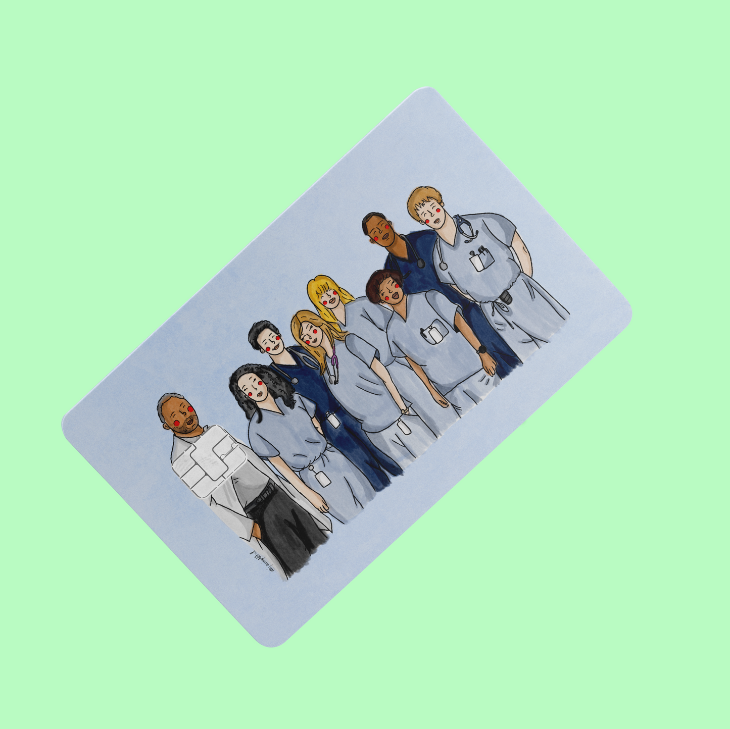 Adhesivos tarjetas - Grey's Anatomy