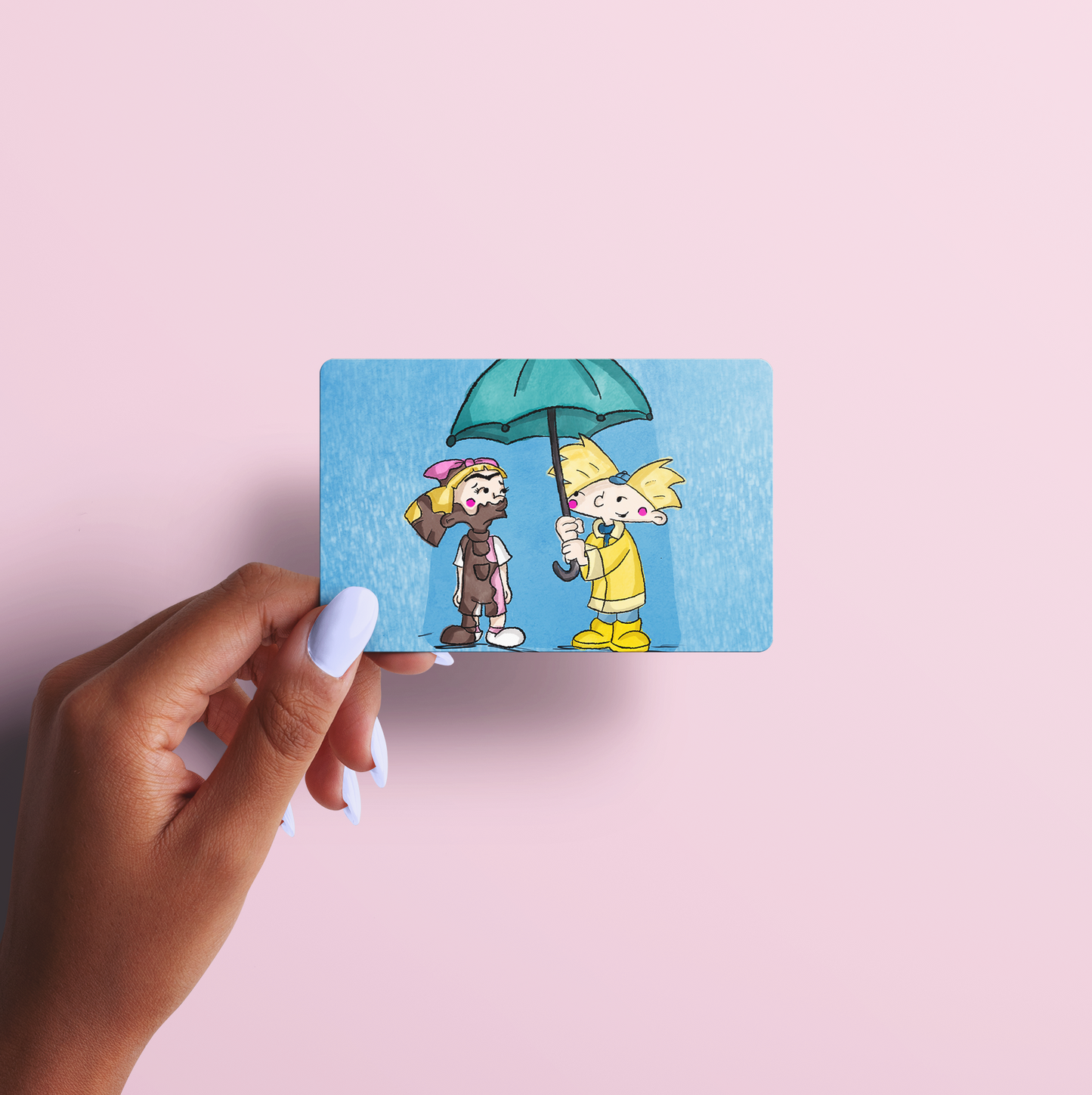 Adhesivos tarjetas - Hey Arnold!