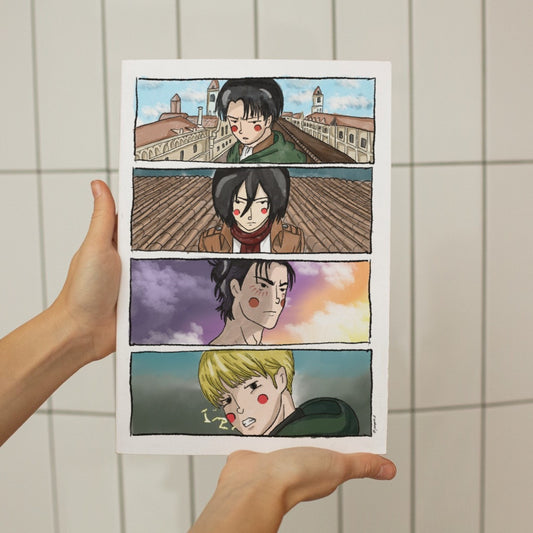 Póster Shingeki No Kyojin - Viñates