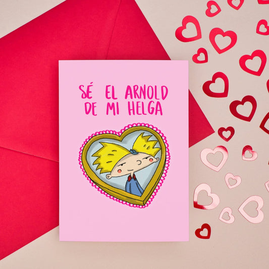 Tarjeta Valentín - Hey Arnold!