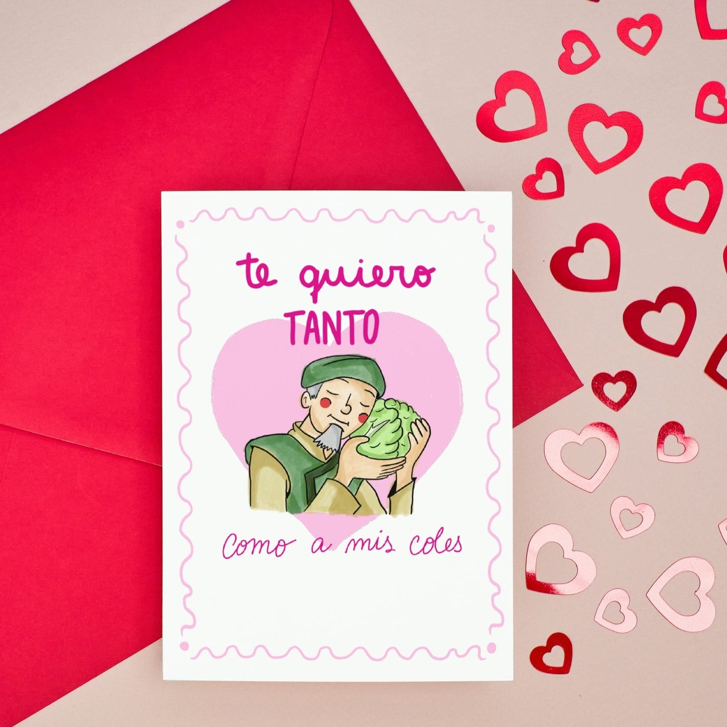 Tarjeta Valentín - Mis coles