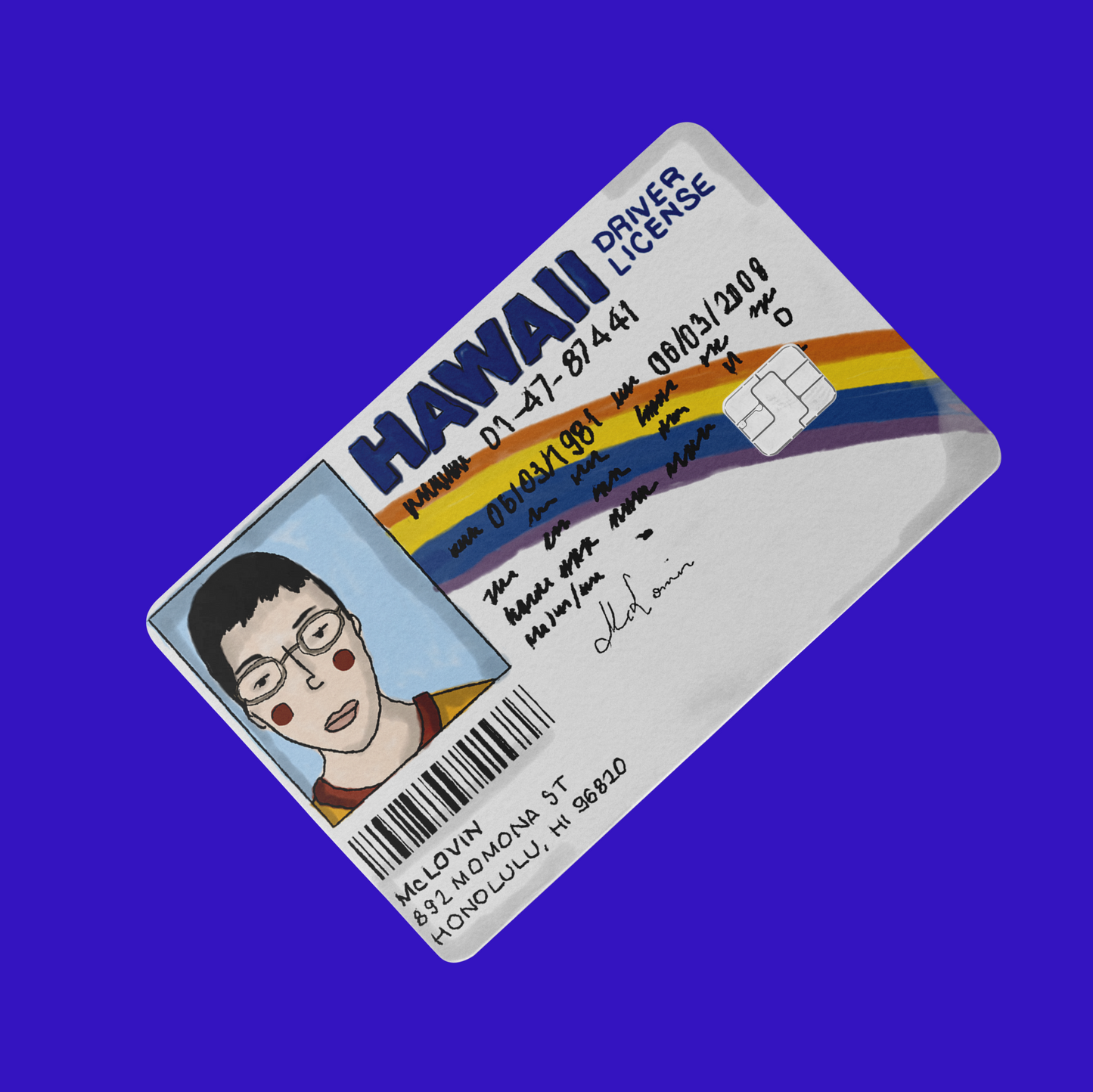 Adhesivos tarjetas - Superbad